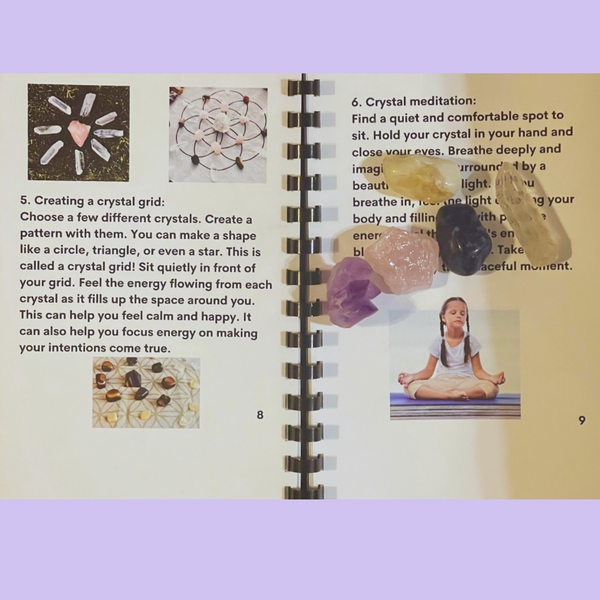 Crystal Book Set for Children with Crystals