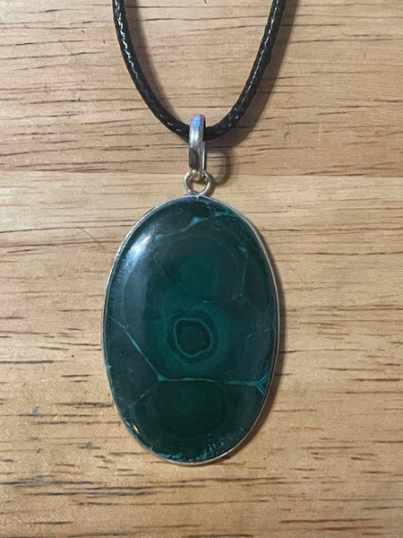 Natural Malachite Pendants #601