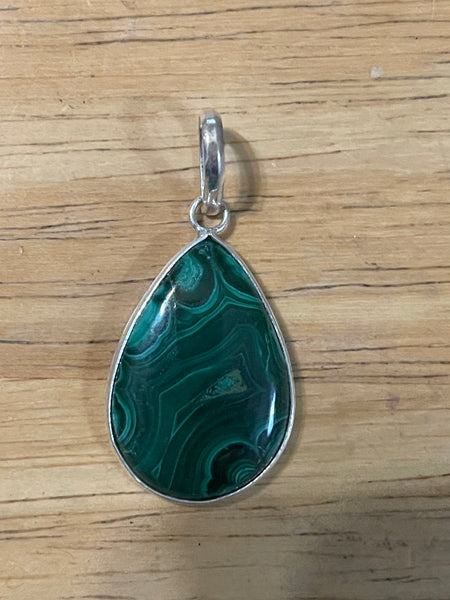 Natural Malachite Pendants #601