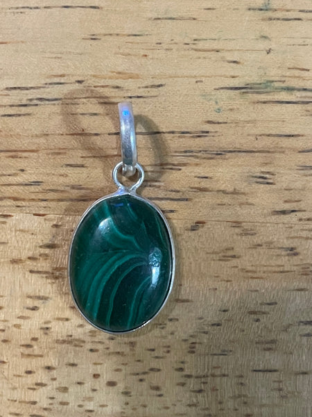 Natural Malachite Pendants #601