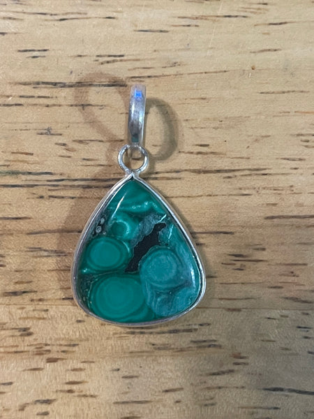 Natural Malachite Pendants #601