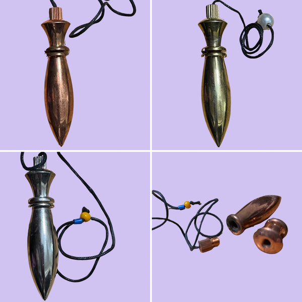 Pendulums Metal Chambered Copper Brass Zinc