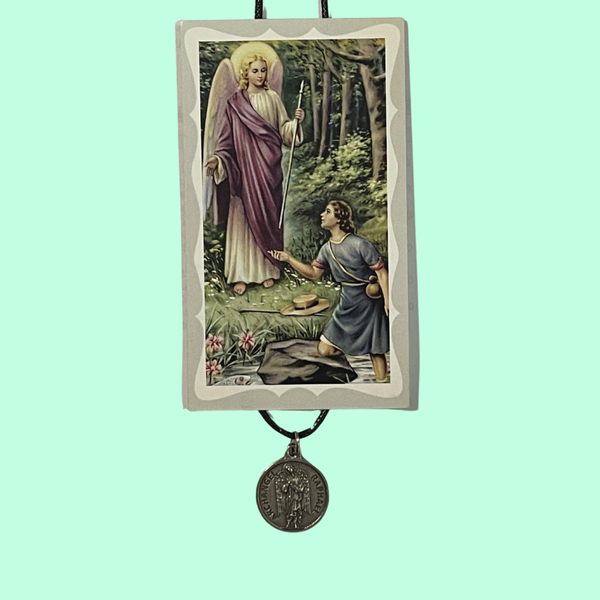 Archangel Raphael Pendant & Prayer Card