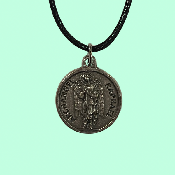 Archangel Raphael Pendant & Prayer Card