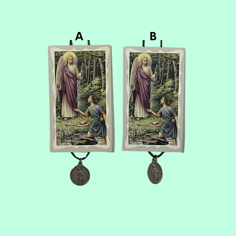 Archangel Raphael Pendant & Prayer Card
