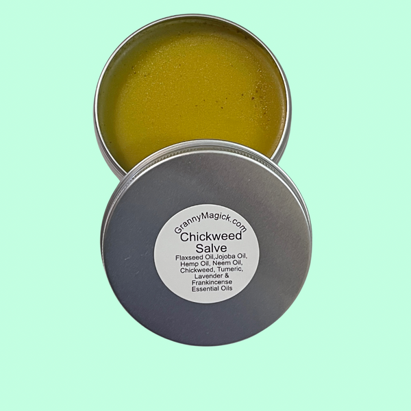 Chickweed Tumeric Salve 4 ounce tin