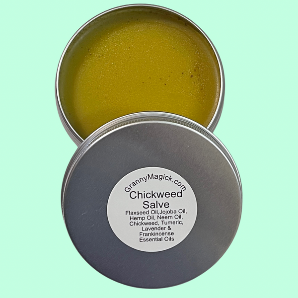 Chickweed Tumeric Salve 4 ounce tin