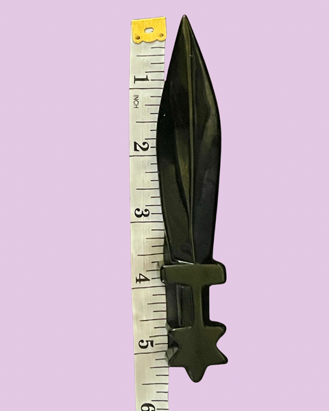 Black Obsidian Ritual Knife