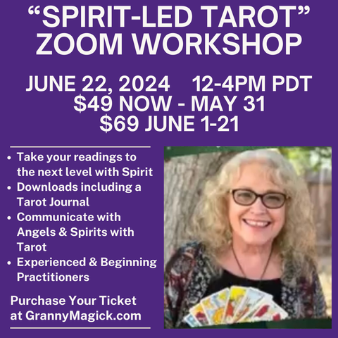 Spirit-Led Tarot Workshop via Zoom