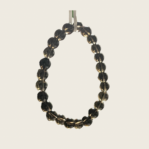 Smoky Smokey Quartz 8mm Stretch Bracelet