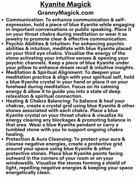 Blue Kyanite 1 ounce