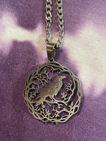 Raven & Branches Pendant