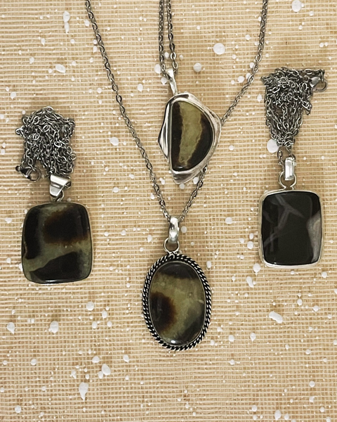 Septarian Pendants