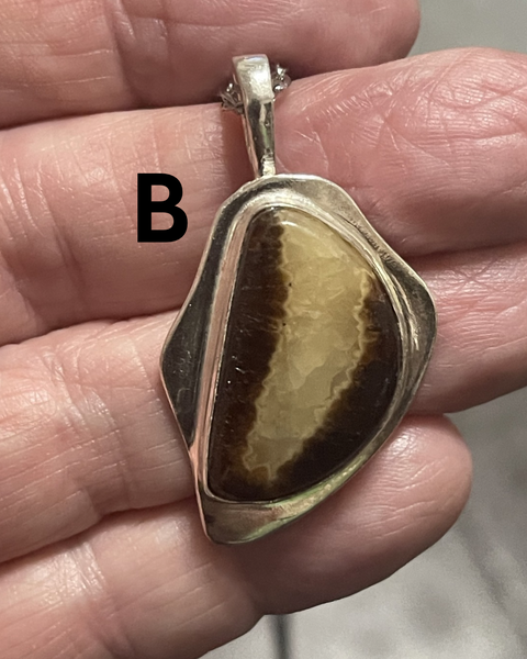 Septarian Pendants