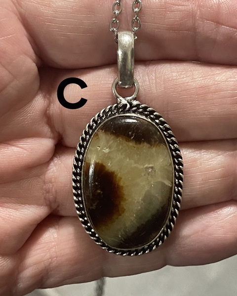 Septarian Pendants