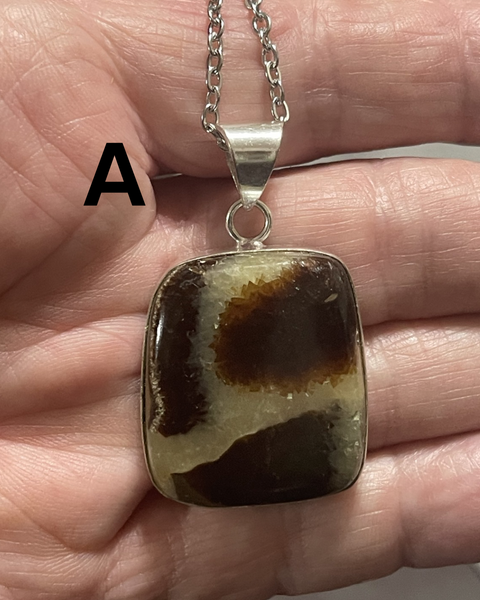 Septarian Pendants