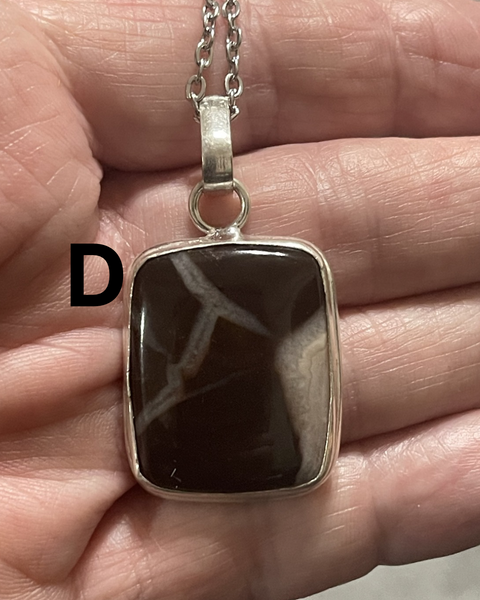Septarian Pendants