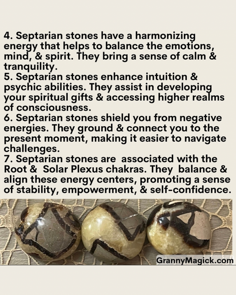 Copper Wrapped Septarian Pendants