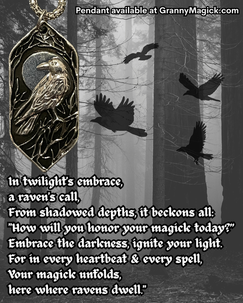 Raven Pendant