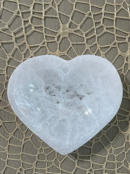 Selenite Heart Bowl