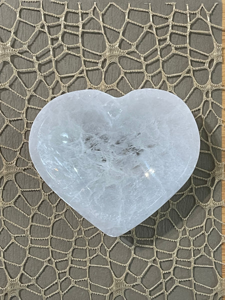 Selenite Heart Bowl