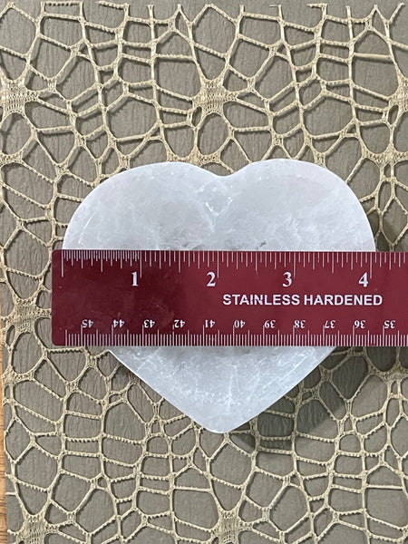 Selenite Heart Bowl