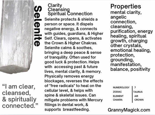 Selenite Point Pendants 3 Styles