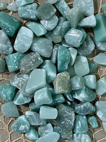 Green Aventurine Crystals 1 ounce