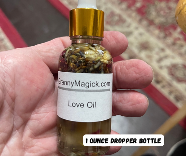 Love Oil, 10ml Roller
Bottle or 1 Oz Dropper Bottle