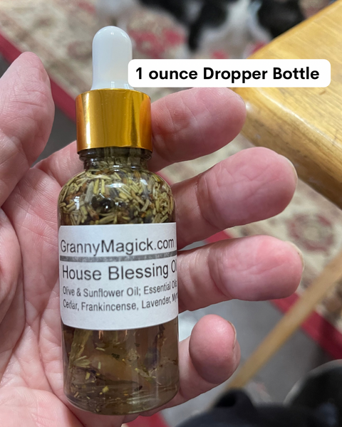 House Blessing Oil, 15 ml vial, 1 oz Dropper Bottle
