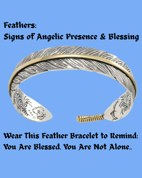 Feather Cuff Bracelet