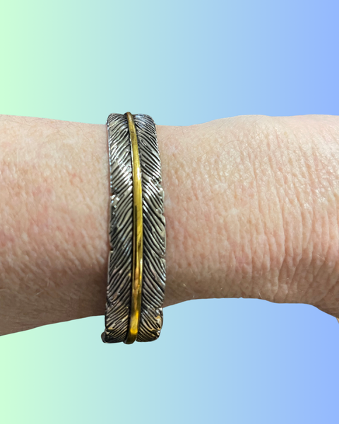 Feather Cuff Bracelet