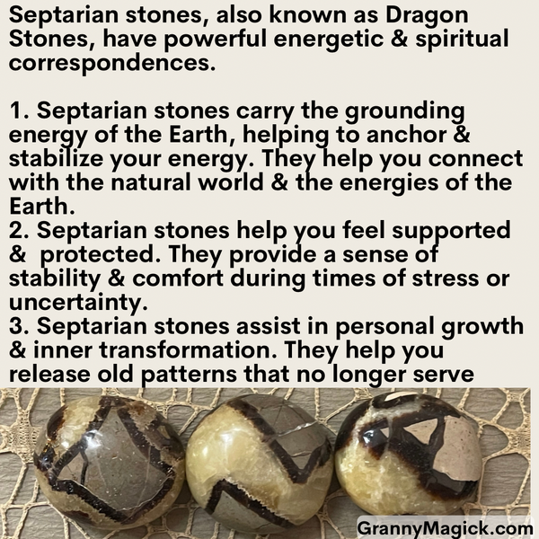 Septarian Larger Palm Stones
