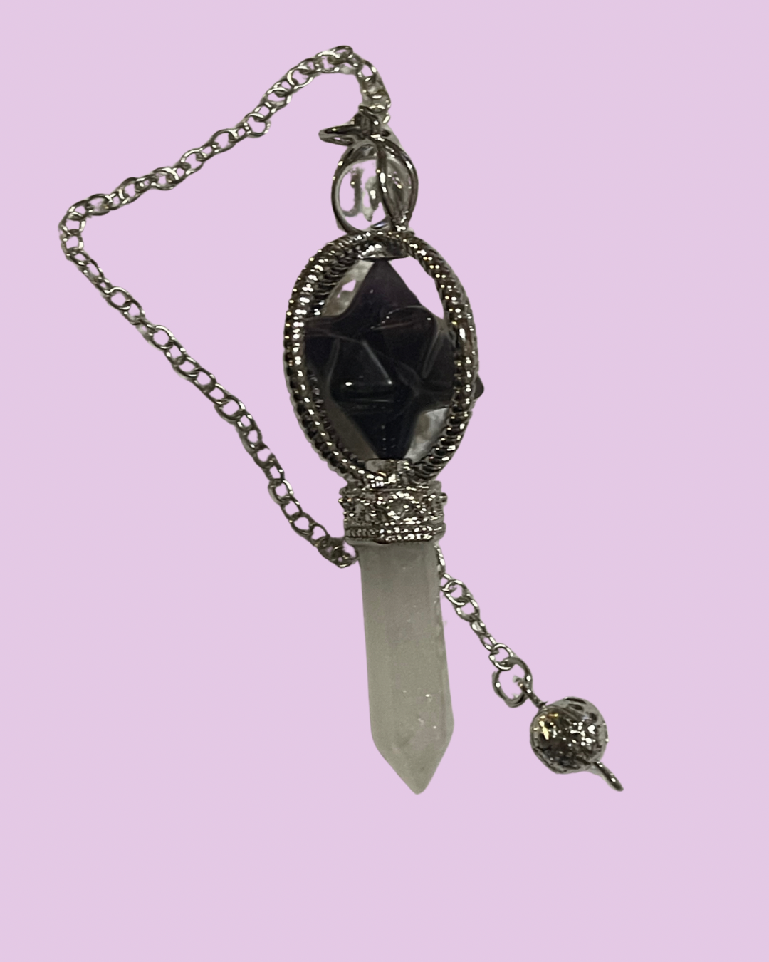 Merkaba Crystal Wand Pendulum