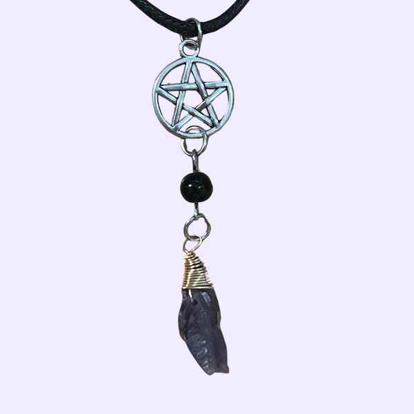 Pentacle Amethyst Pendant