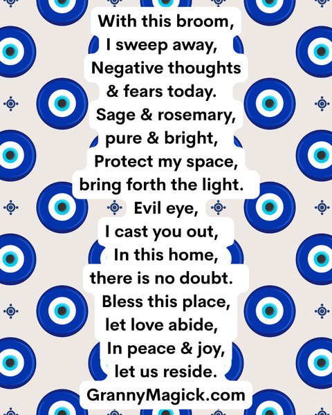 Rosemary Sage Evil Eye Brooms