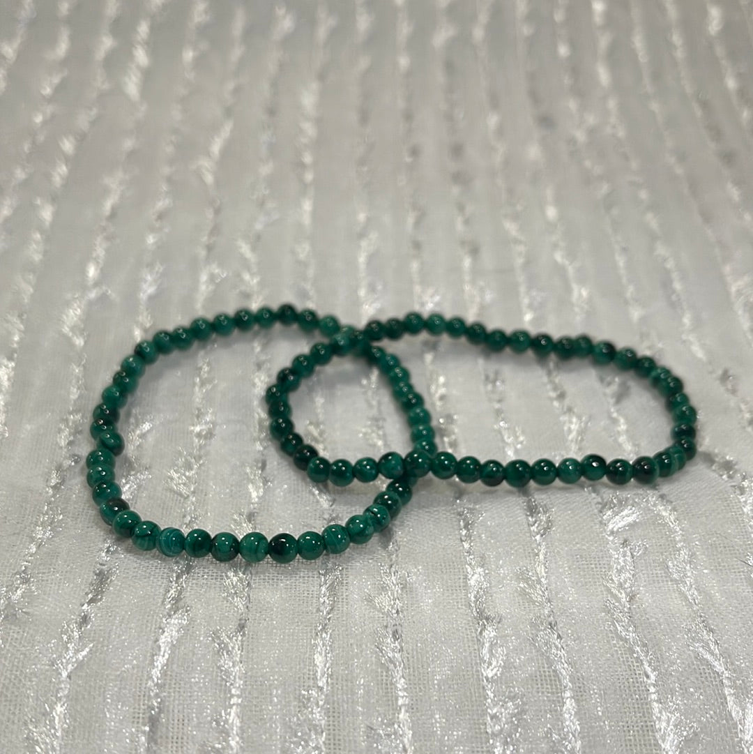 Malachite AUTHENTIC Stretch 4mm Braceleto