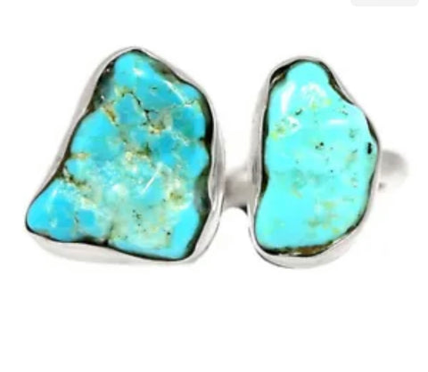 Turquoise sz 9 Sterling Silver Ring #135