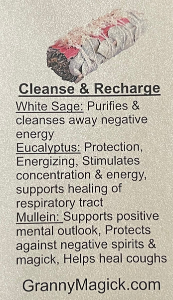 Cleanse & Recharge Herb Smudge