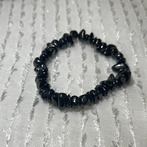 Shungite Large Nugget Chip Bracelet