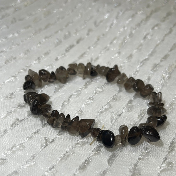 Smoky Quartz Chip Bracelet