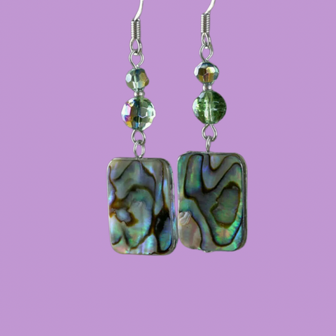 Shimmering Abalone Earrings