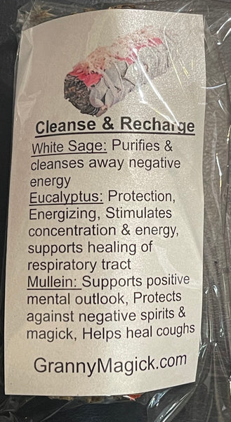 Cleanse & Recharge Herb Smudge