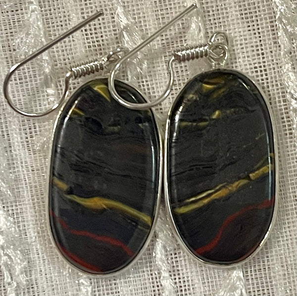 Tiger’s Eye Earrings H-K