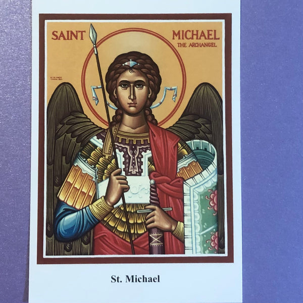 Archangel Michael Prayer Card & Pendant