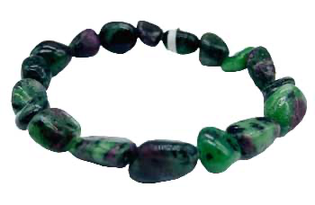 Ruby Zoisite gemstone bracelet2