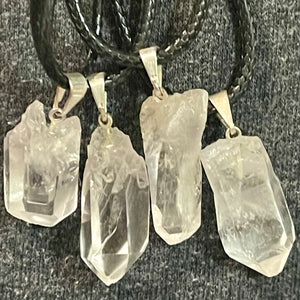 Clear Quartz Rough Pendant