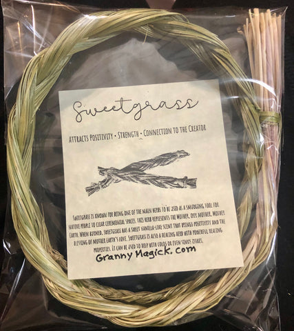 Sweetgrass Braids 24”