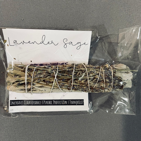 Lavender Sage Herb Wand