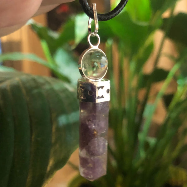 Orgonite Lepidolite Pendant